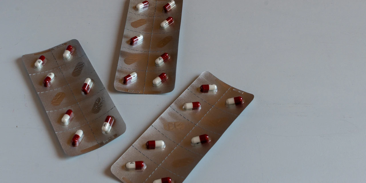 Blisterverpakkingen met pregabaline capsules.